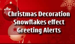 Christmas Decoration / Snow Effect / Greeting Al..