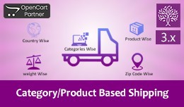Product and Category Based Shipping
