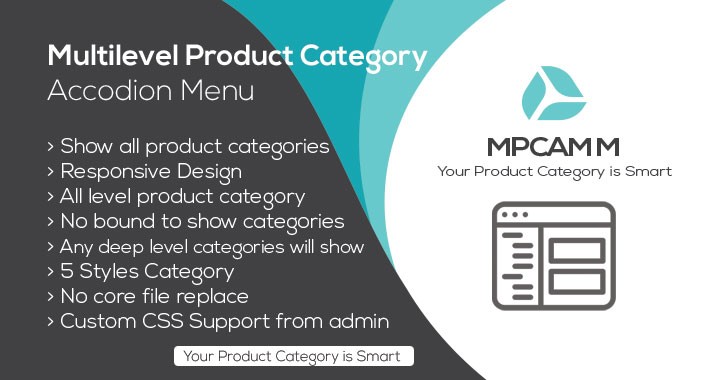 Multilevel Product Category Accordion Menu