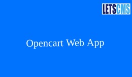 Opencart Web App