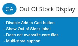 GA Out of Stock Display