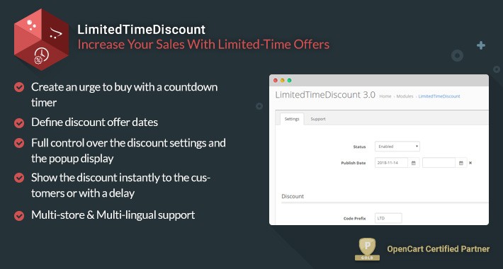 LimitedTimeDiscount - Boost Your Sales With Limited-Time Offers