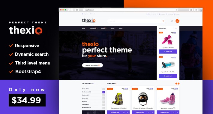 THEXIO multipurpose theme + configurator and interactive mods