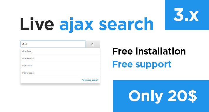 Live ajax search - simple and fast sollution!