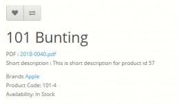 Product custom fields