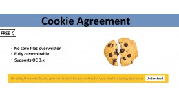 Cookie agreement module
