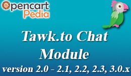 Opencart Tawk.to Chat Module