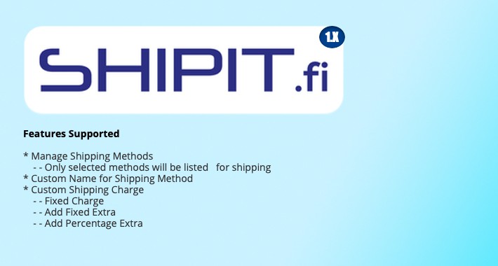 Shipit.fi Shipping Extension For Opencart