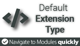 Default Extension Type Setting