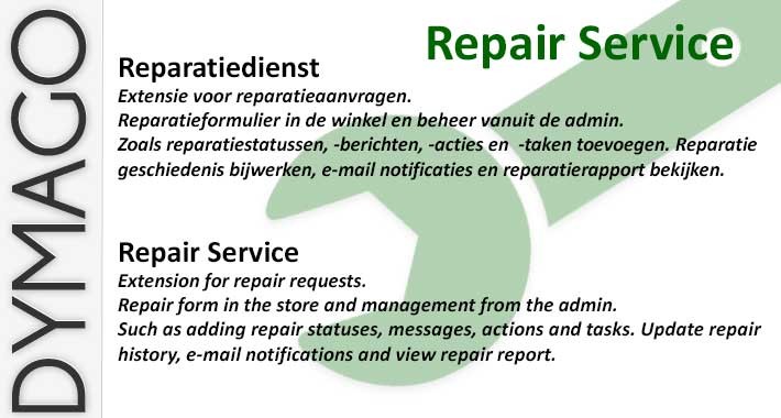 A Repair Service / Reparatiedienst module