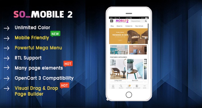SO Mobile 2 - Multipurpose Mobile OpenCart 3 Theme