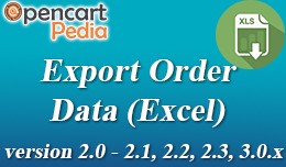Opencart Order Export To Excel