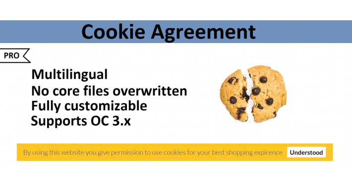 Cookie agreement PRO (MULTILINGUAL)
