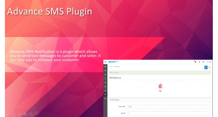 Advance SMS Plugin