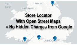 Maps Store Locator - Open Street Maps