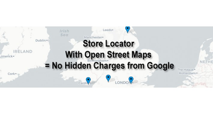 Maps Store Locator - Open Street Maps