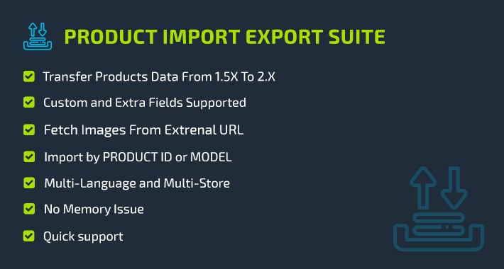 OpenCart - Product Import Export