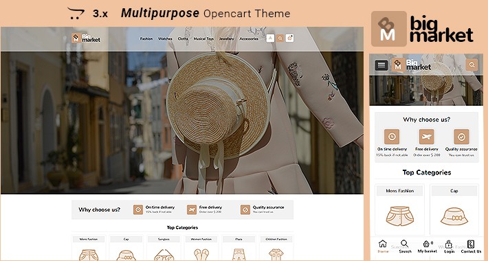 Bigmarket2 - Fashion Responsive Multipurpose Opencart 3.x