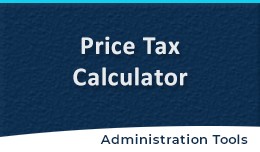 Tax Calculator (Auto Calculation Price Gross)