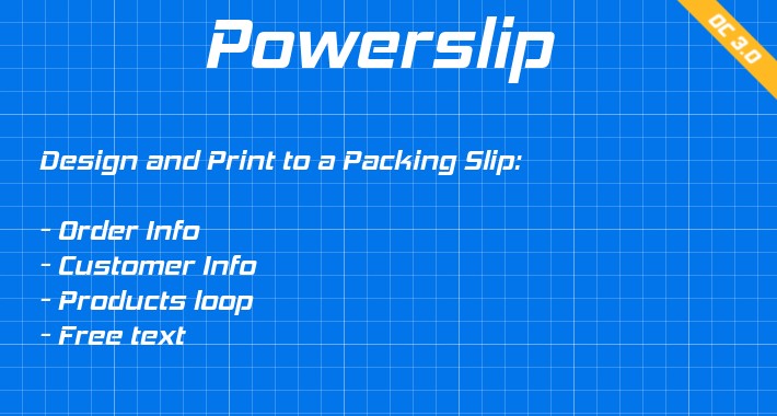Print packing slip/invoice on preprinted paper ⋅ Powerslip OC3