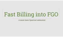 Fast billing into FGO