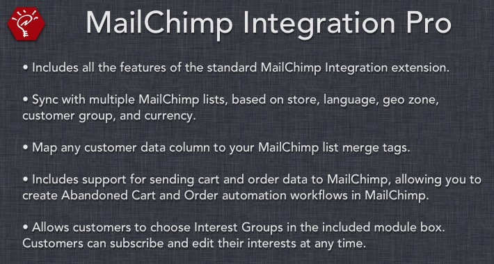 MailChimp Integration Pro