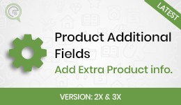 Product Additional fields