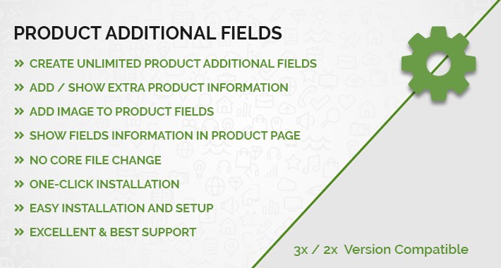 Product Additional fields