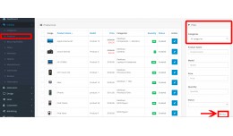Admin Filter Products By Category