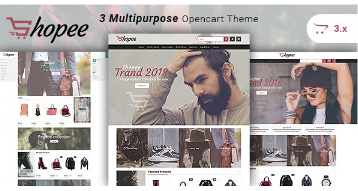 Shopee - Multipurpose Responsive Fashion Opencart 3.x Theme