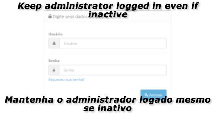 Disable Admin Logoff by Inactivity