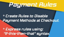 Payment rules for Opencart 3