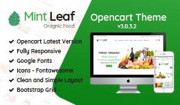 Mintleaf - Grocery Responsive OpenCart Theme