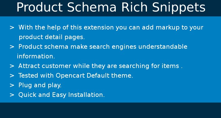 Product Schema Rich Snippets