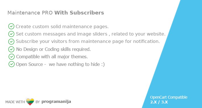 Advanced Maintenance Pro with subscribers