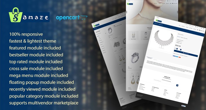 ShopAmaze - Marketplace Opencart 3 Theme