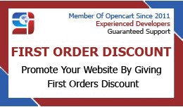 First orders discount