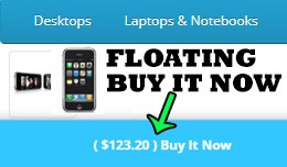 Floating Buy It Now Button on Bottom Of Screen