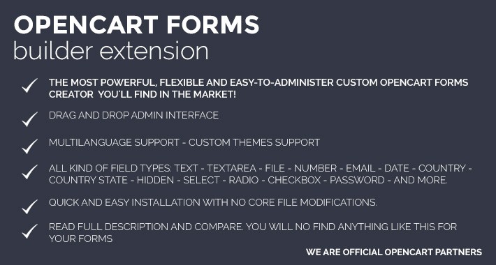 Form Builder Extension for OpenCart