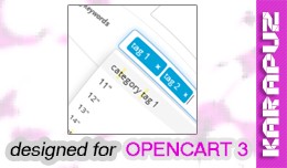 Tags Autocompletion (for Opencart 3)