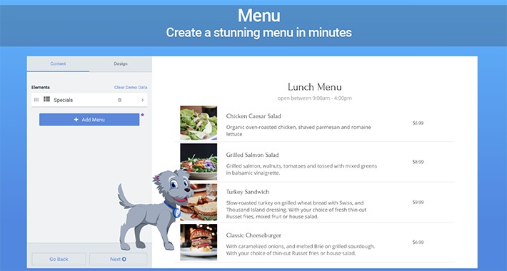 POWR Menu