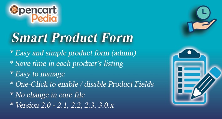 Opencart Smart Product Editor OCMOD Version, Journal 2,3 - Pro