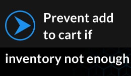 Prevent add to cart if inventory not enough