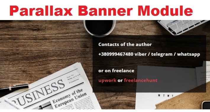 Parallax Banner Module Opencart 2