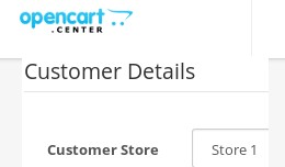 Customer account - Multistore configuration