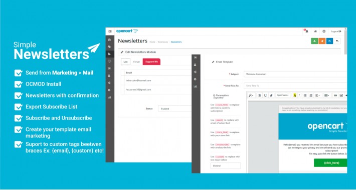 Simple Newsletters