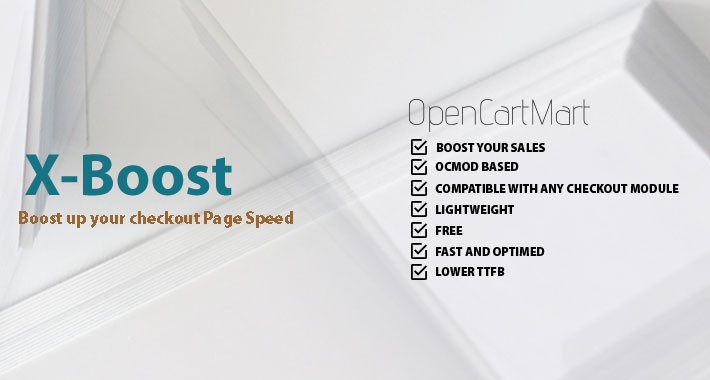 X-Boost  - Speed up your pages / Lower TTFB