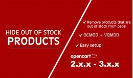 Hide OUT OF STOCK products