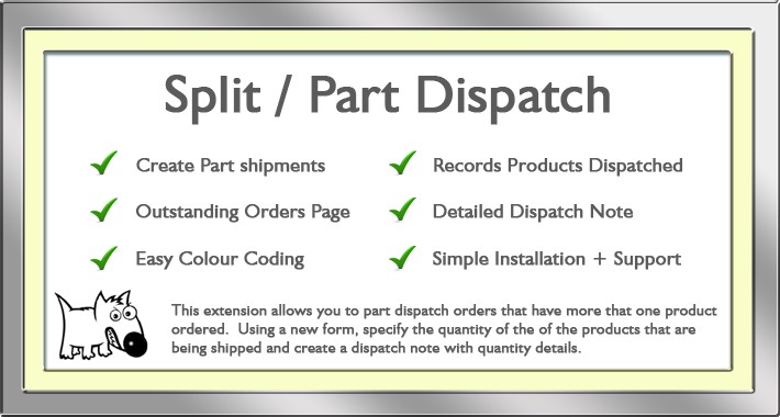 Split Dispatch and Backorder