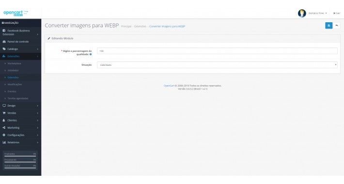 Transformar Imagens para WEBP se navegador tiver suporte